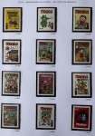 2014 - Comemorativo. 50 Anos da Mônica, 12 selos, C3336D a C3347D, despersonalizados (vide foto), mint (360 UF).