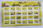 2014 - Comemorativo. Arte do Futebol Brasileiro. Folha, 24 selos, C3348 a C3359 (2x) - (vide foto), mint (120 UF).