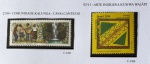 2014 - Comemorativo. 2 selos, C3381 (Cavalcante-GO) + C3389 (Arte Indígena). Vide foto. Mint (8,3 UF).