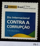 2014 - Personalizado Básico. Dia Contra Corrupção. PB-3 (vide foto), mint).