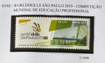 2015 - Comemorativo. World Skills. C3408 (vide foto) - mint (6,3 UF).