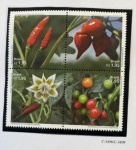 2015 - Comemorativo. Pimentas Brasileiras. Conjunto C3499 CJ (vide foto), mint (12 UF).
