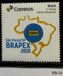 2015 - Personalizado Básico. Brapex 2015. PB-16 (vide foto), mint.