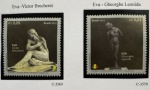 2015 - Comemorativo. R. D. Brasil-Romênia. 2 selos, C3469 e C3470 (vide foto), mint (12 UF).