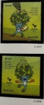 2015 - Comemorativo. Mascote Jogos Paralímpicos. Selos B-188, C3537 e C3538 (vide foto) - mint (24 UF).