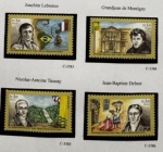 2016 - Comemorativo. R. D. Brasil-França. 4 selos, C3583 a C3586 (vide foto), mint (20 UF).