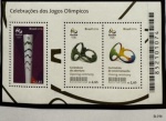 2016 - Bloco. Celebrações dos Jogos Rio 2016. B-194 (vide foto) - mint (21 UF).