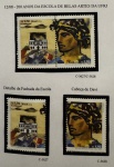 2016 - Comemorativo. 200 Anos da Escola de Belas Artes da UFRJ. Selos C3627 e C3628 + Conjunto C3628 CJ (vide foto) - mint (12 UF).