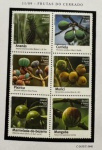 2016 - Comemorativo. Frutas do Cerrado. Sextilha C3640 CJ (vide foto) - mint (30 UF).
