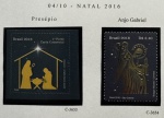 2016 - Comemorativo. Natal 2016. C3653 e C3654 (vide foto) - mint (8,8 UF).