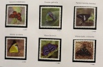 2016 - Comemorativo. Borboletas Brasileiras. Selos B-199, C3676 a C3681 (vide foto) - mint (30 UF).