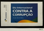 2017 - Personalizado Básico. Contra Corrupção. PB-32 (vide foto), mint.