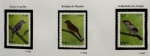 2017 - Comemorativo. Aves Brasileiras. Selos C3691 a C3693 (vide foto), mint (9 UF).