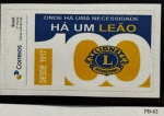 2017 - Personalizado Básico. 100 Anos do Lions. PB-62 (vide foto), mint.
