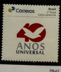 2017 - Personalizado Básico. 40 Anos da Universal. PB-65 (vide foto), mint.