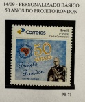 2017 - Personalizado Básico. 50 Anos do Projeto Rondon. PB-71 (vide foto), mint.