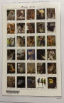 2018 - Comemorativo. UPAEP 2018 - Animais Domésticos. Folha dos selos C3762 a C3791, 30 selos (vide foto) - mint.