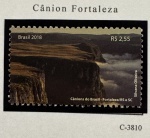 2018 - Comemorativo. Cânions Brasileiros - Itaimbezinho. Selo B-210, selo C3810 (vide foto) - mint.