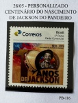 2019 - Personalizado Básico. Cent. Nasc. Jackson do Pandeiro. PB-116 (vide foto), mint.