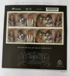 2019 - Comemorativo. 100 Anos da Cripta da Catedral da Sé - SP. Folha c/ 12 selos + vinheta, C3840 a C3845 (vide foto) - mint.