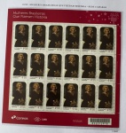 2019 - Comemorativo. Mulheres Brasileiras - Hebe Camargo. Folha c/ 18 selos + vinheta, C3846 (vide foto) - mint.