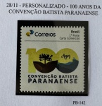 2019 - Personalizado Básico. 100 Anos da Convenção Batista Paranaense. PB-142 (vide foto), mint.