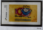 2019 - Personalizado Básico. 100 Anos do Hospital Pequeno Príncipe. PB-144 (vide foto), mint.