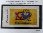 2019 - Personalizado Básico. 100 Anos do Complexo Pequeno Príncipe. PB-145 (vide foto), mint.