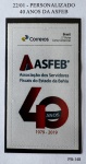 2020 - Personalizado Básico. 40 Anos da ASFEB. PB-148 (vide foto), mint.