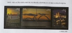 2020 - Comemorativo. R. D. Brasil - R. Tcheca/Eslováquia. Tira 4 selos, C3905 CJ, com selos C3902 a C3905 (vide foto) - mint.