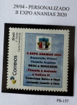 2020 - Personalizado Básico. II EXPO ANANIAS 2020. PB-157 (vide foto), mint.