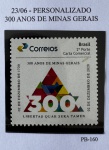 2020 - Personalizado Básico. 300 Anos de MG. PB-160 (vide foto), mint.