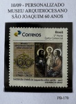 2020 - Personalizado Básico. Museu Arquidiocesano São Joaquim 60 Anos. PB-170 (vide foto), mint.