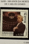 1996 - Comemorativo - C-2006 - Carlos Gomes - (vide foto) - mint (5 UF).