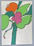 ALDEMIR MARTINS (1922-2006) - Serigrafia colorida FLORES do álbum de 1977 "Sete Artistas Brasileiros", Ass. inf, dir. de punho, tiragem 43 / 200, organizado por Emanoel Araújo para o projeto 'Arte - Odebrecht, que reúne trabalhos de Aldemir Martins, Francisco Brennand, Carybé, Emanoel Araújo, João Câmara, Nicola e Carlos Scliar. Acompanha capa com textos. Med. 68 x48 cm
