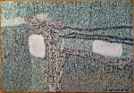 GILDA AZEVEDO (1924-1984) - Tapeçaria 'Composição Abstrata' com aplicações de tranças em relevo. Assinada no c.i.d. Década de 70.  ACERVO DA FAMILIA DA ARTISTA. Acompanha declaração de procedência. Med. 133 x 91 cm ----> LER MATÉRIA ---   https://www.al.sp.gov.br/noticia/?id=329289Med. 153 x 103 cm