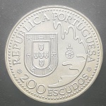 PORTUGAL - MOEDA DE NÍQUEL - 200 ESCUDOS - SOBERBA