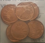 MALASIA - 10 MOEDAS DE 1 SEN - FC