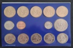 Estados Unidos Coin Set 2008 P ( Filadélfia ) - 14 Moedas Lacradas - São 5 Moedas Quarter Dolar Comemorativa ( 5 Moedas 1 Dollar comemorativo Presidentes ) - Encarte Original - Fc