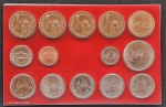 Folder Estados Unidos Set 2007 D ( Denver ) - 14 Moedas Fc - Incluso 5 Moedas 1 Dolar Comemorativo Presidentes - 5 Moedas Quarter Dolar Comemorativas.
