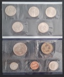 Envelope com Set Estados Unidos 2006 - 10 Moedas Letra P Lacradas - Incluso Moedas Comemorativas - com Certificado