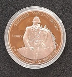 Estojo Estados Unidos 1982 -  Dólar Prata (.900) - 12,5 gr - 30,61 mm - KM-208 - Edição Comemorativa 250º Aniversário do nascimento de George Washington - Sem Certificado
