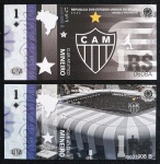 BRAZIL CLUBES DE FUTEBOL - CÉDULA FANTASIA - FE