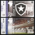 BRAZIL CLUBES DE FUTEBOL - CÉDULA FANTASIA - FE