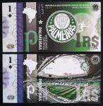 BRAZIL CLUBES DE FUTEBOL - CÉDULA FANTASIA - FE