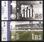 BRAZIL CLUBES DE FUTEBOL - CÉDULA FANTASIA - FE