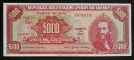 C-108 - 1964 - 5000 CRUZEIROS - FE - BAIXA NUMERAÇÃO - VALOR DE CATALOGO R$ 400