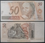 C315 - 1998 - PEDRO MALAN/GUSTAVO FRANCO - 50 REAIS - FE - EST. R$ 1700 - 1a. SÉRIE