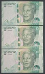 AFRICA DO SUL - 10 RAND - NOVIDADE - FE - 3 NOTAS