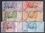 BELIZE - 5 NOTAS EM SÉRIE - FE
